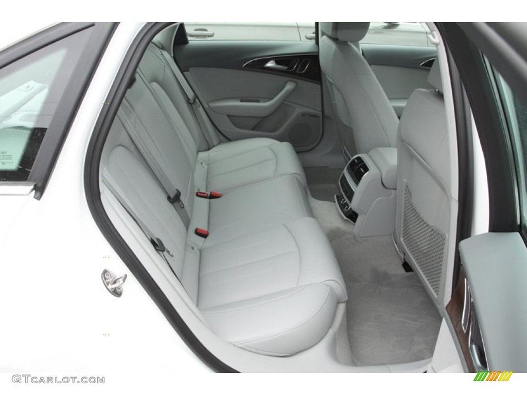2013 A6 2.0T quattro Sedan - Ibis White / Titanium Gray photo #9