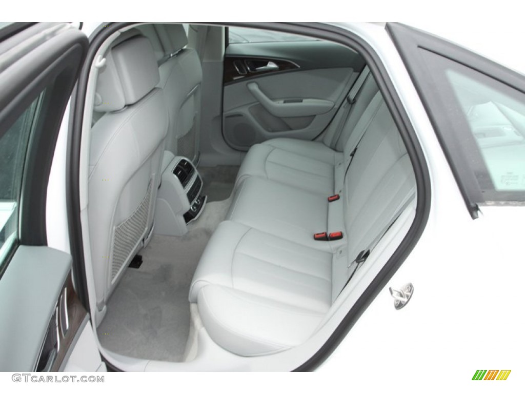 2013 A6 2.0T quattro Sedan - Ibis White / Titanium Gray photo #14