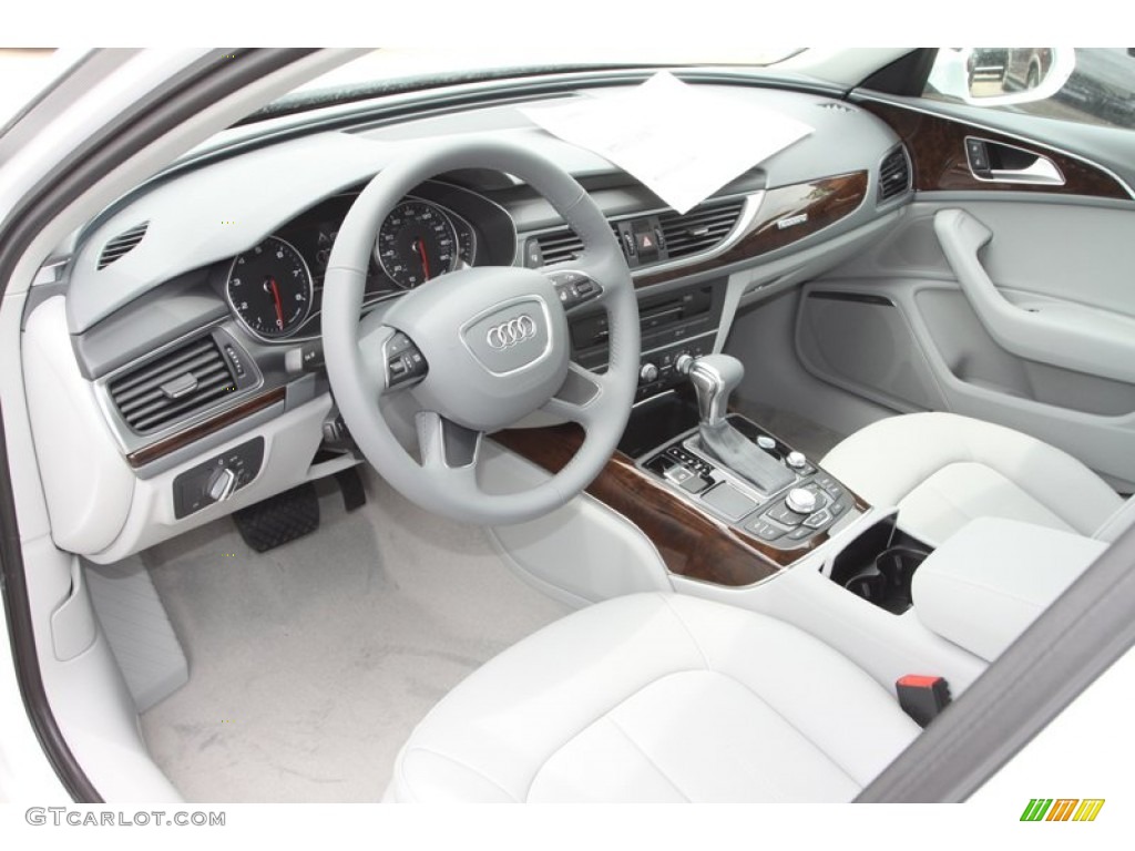 Titanium Gray Interior 2013 Audi A6 2.0T quattro Sedan Photo #81628000