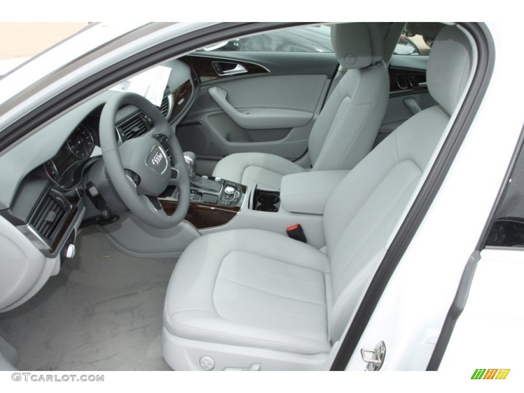 Titanium Gray Interior 2013 Audi A6 2.0T quattro Sedan Photo #81628012