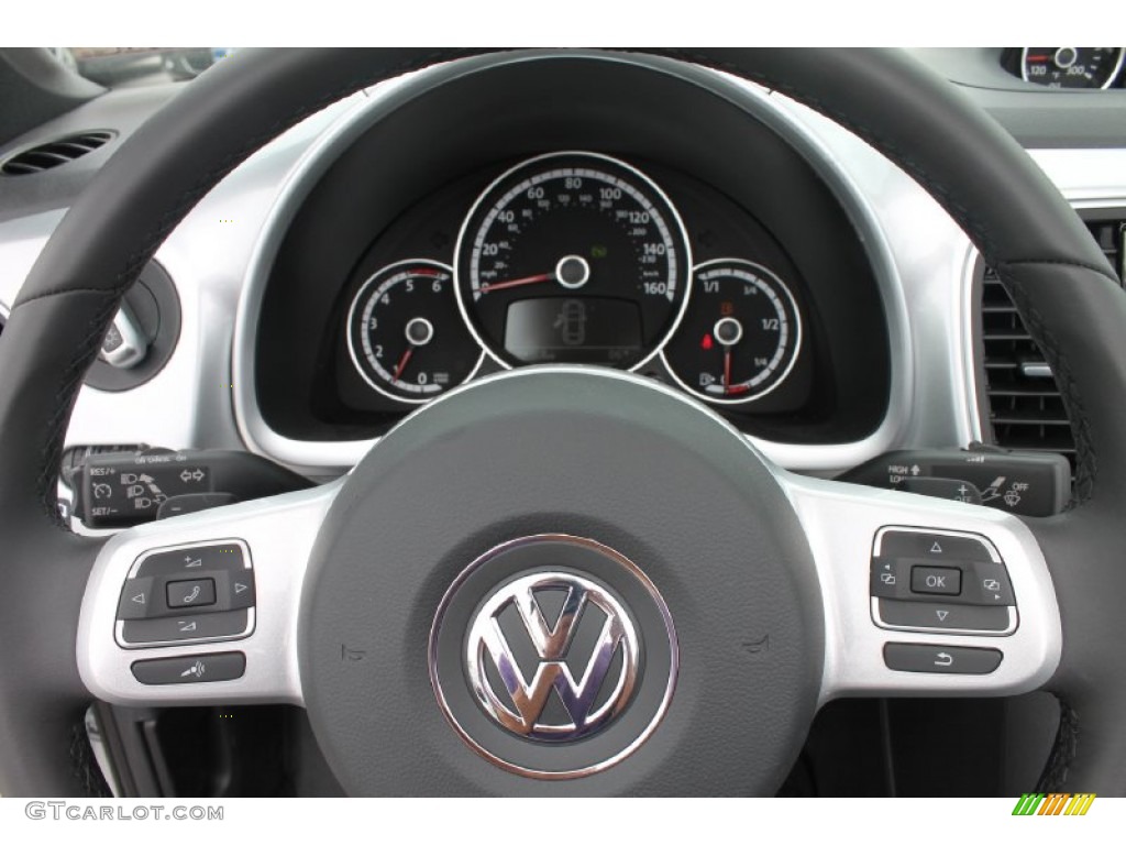 2013 Beetle TDI Convertible - Reflex Silver Metallic / Titan Black photo #23