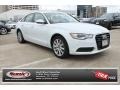 2013 Glacier White Metallic Audi A6 3.0T quattro Sedan  photo #1