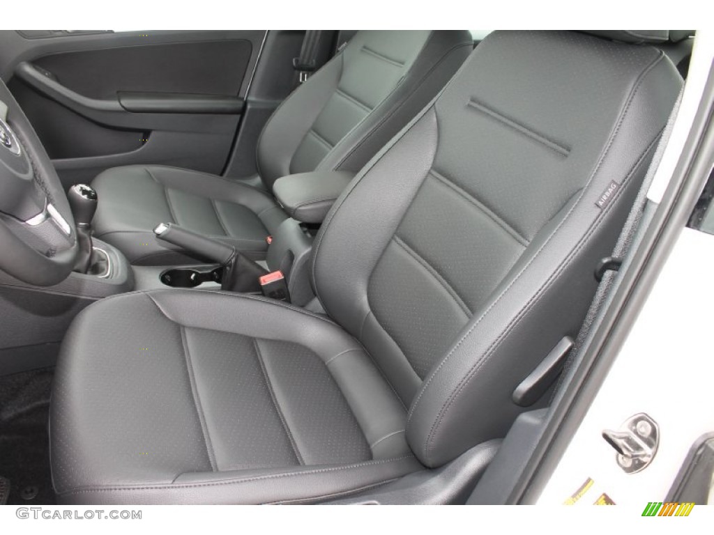 Titan Black Interior 2013 Volkswagen Jetta SE Sedan Photo #81628608