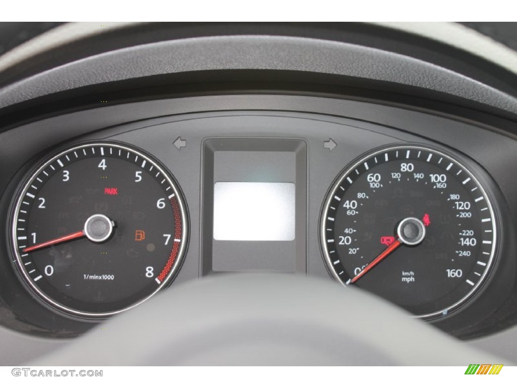 2013 Volkswagen Jetta SE Sedan Gauges Photo #81628704