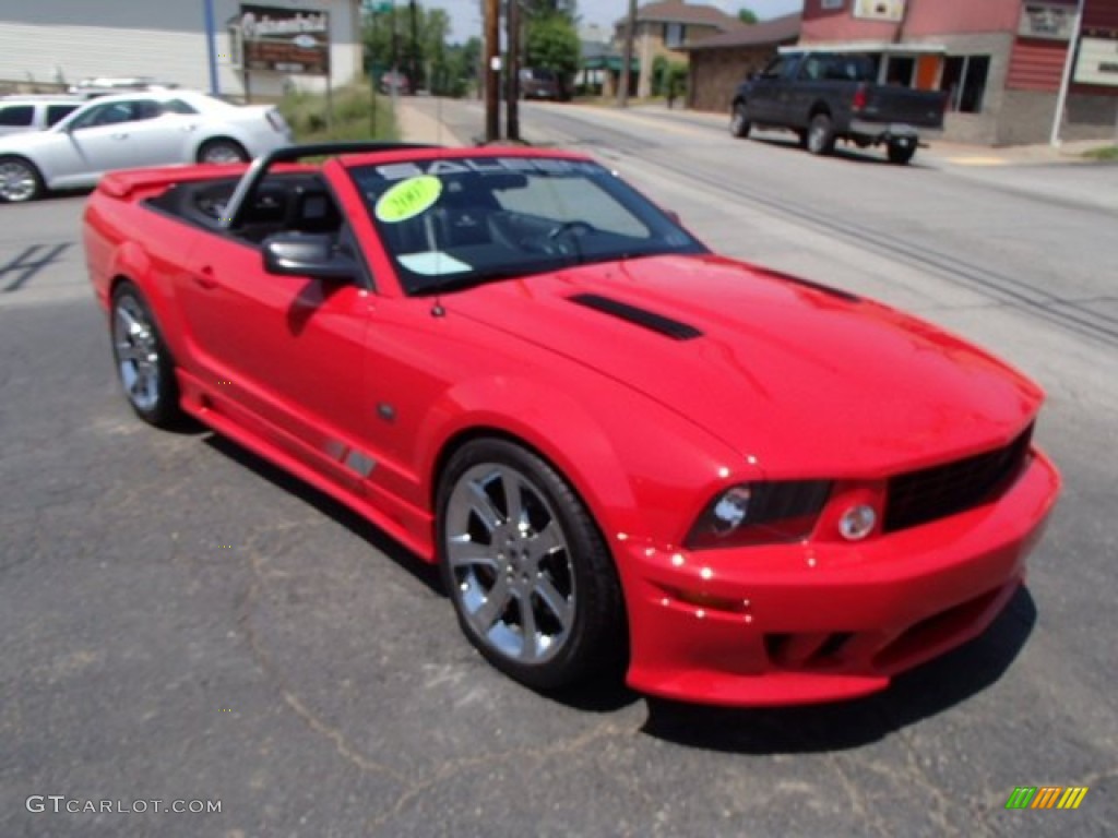 2007 Mustang Saleen S281 Supercharged Convertible - Torch Red / Dark Charcoal photo #3