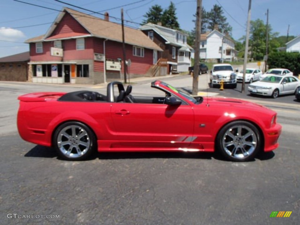 2007 Mustang Saleen S281 Supercharged Convertible - Torch Red / Dark Charcoal photo #4