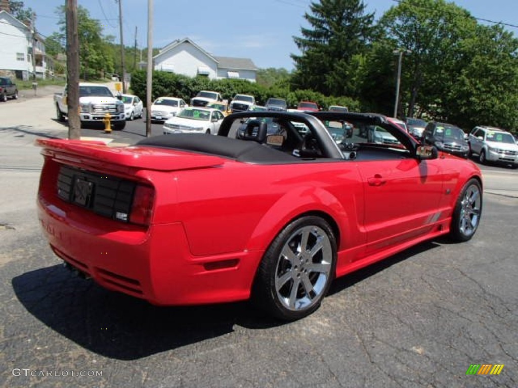 2007 Mustang Saleen S281 Supercharged Convertible - Torch Red / Dark Charcoal photo #5