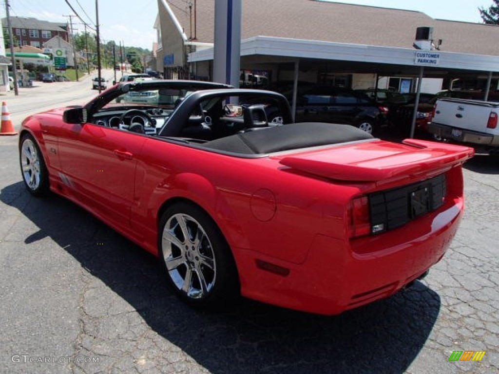 2007 Mustang Saleen S281 Supercharged Convertible - Torch Red / Dark Charcoal photo #7