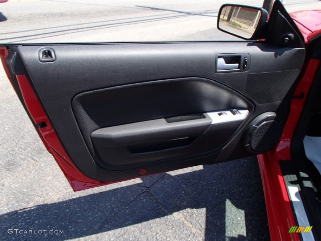 2007 Ford Mustang Saleen S281 Supercharged Convertible Dark Charcoal Door Panel Photo #81628962