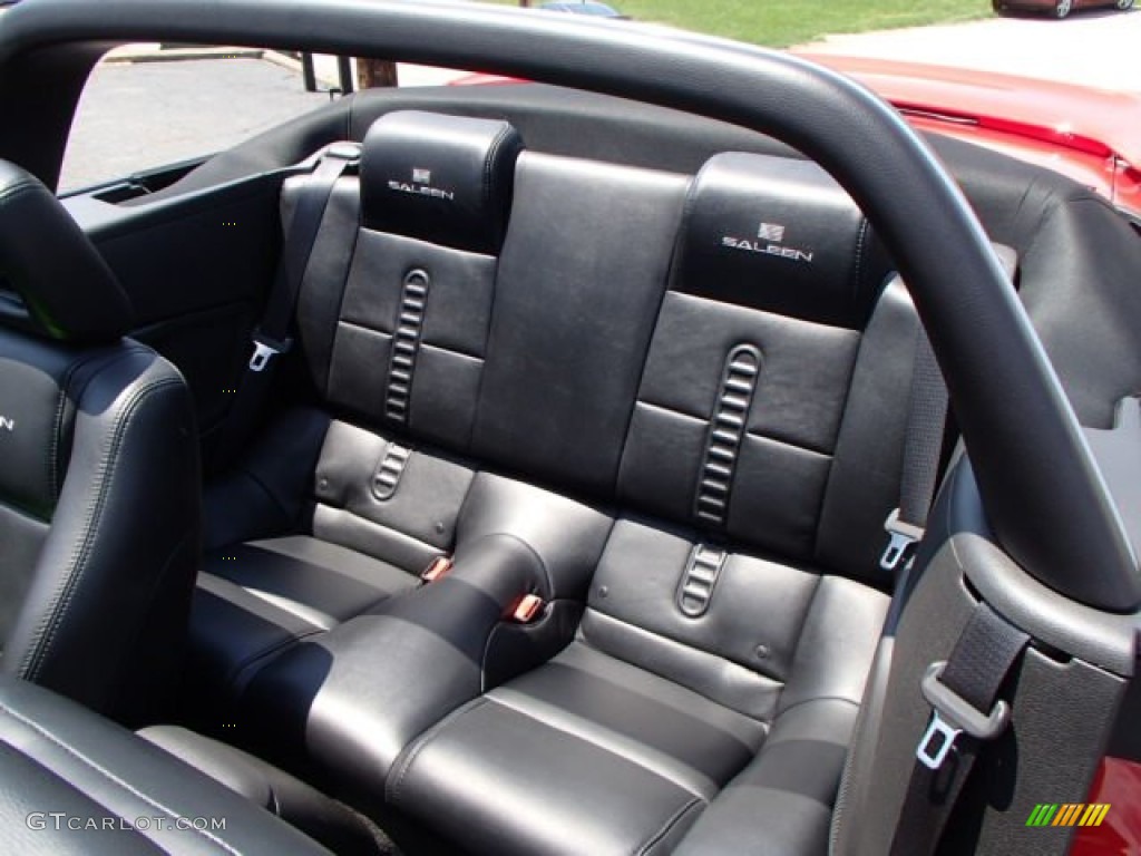 2007 Ford Mustang Saleen S281 Supercharged Convertible Rear Seat Photo #81628976
