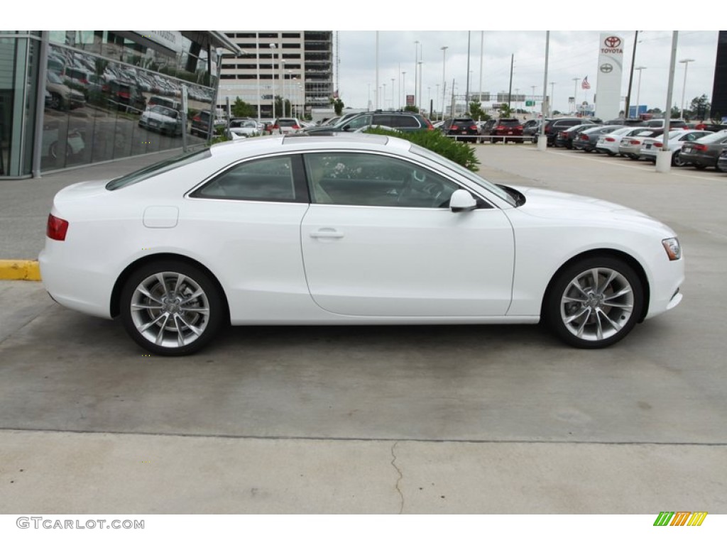 Ibis White 2013 Audi A5 2.0T quattro Coupe Exterior Photo #81629850