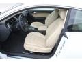 2013 Audi A5 Velvet Beige Interior Front Seat Photo