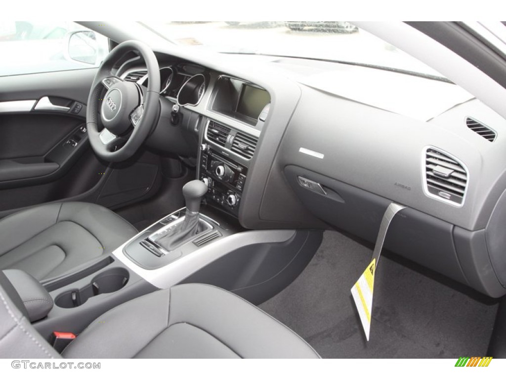 2013 Audi A5 2.0T quattro Coupe Black Dashboard Photo #81630117