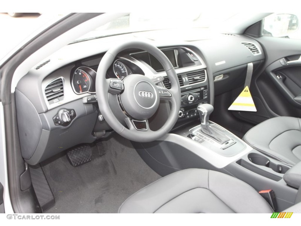 Black Interior 2013 Audi A5 2.0T quattro Coupe Photo #81630156