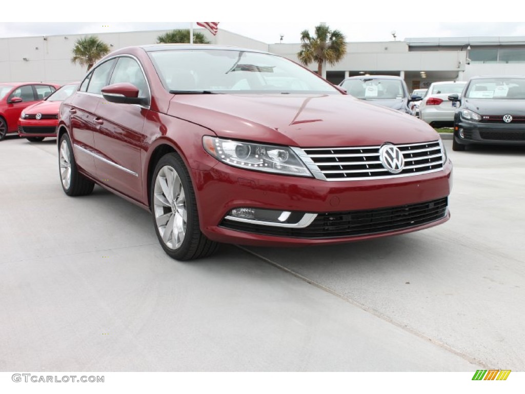 Fortana Red Metallic 2013 Volkswagen CC VR6 4Motion Executive Exterior Photo #81630201