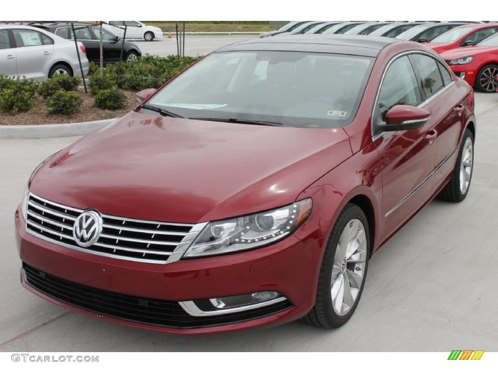 Fortana Red Metallic 2013 Volkswagen CC VR6 4Motion Executive Exterior Photo #81630231