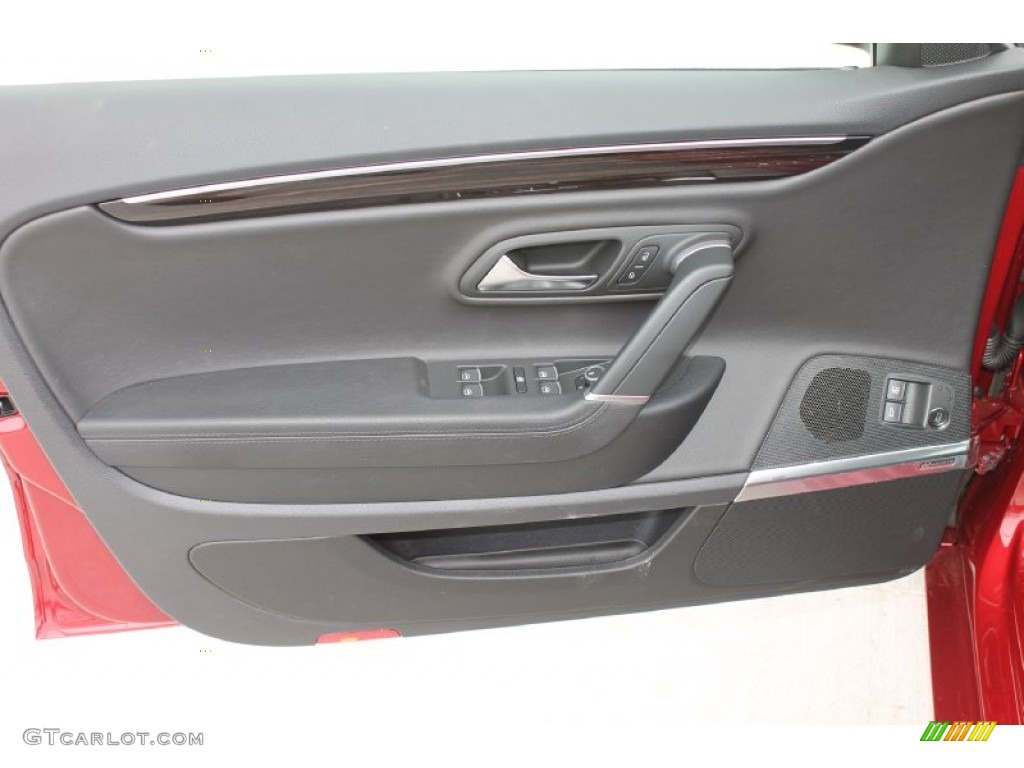 2013 Volkswagen CC VR6 4Motion Executive Black Door Panel Photo #81630342