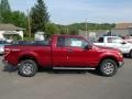 Ruby Red Metallic 2013 Ford F150 XLT SuperCab 4x4 Exterior