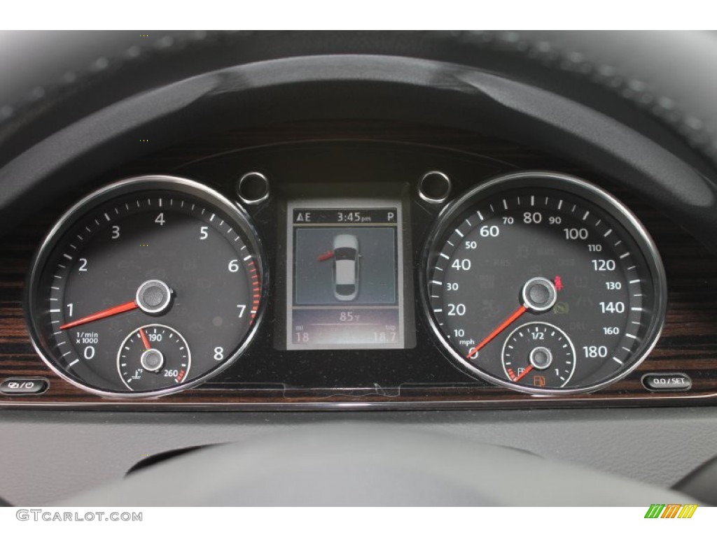 2013 Volkswagen CC VR6 4Motion Executive Gauges Photo #81630506