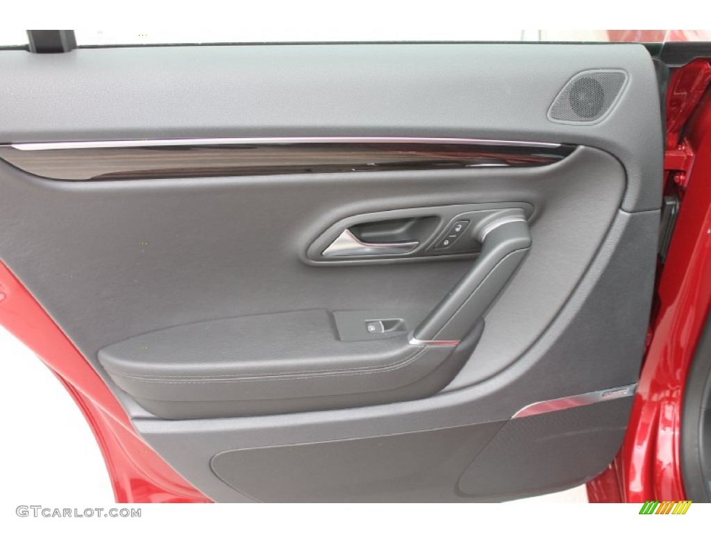 2013 Volkswagen CC VR6 4Motion Executive Black Door Panel Photo #81630528