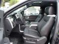 Black 2013 Ford F150 Lariat SuperCab 4x4 Interior Color