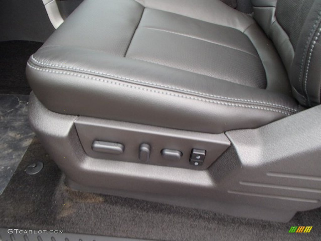 2013 Ford F150 Lariat SuperCab 4x4 Front Seat Photo #81631005