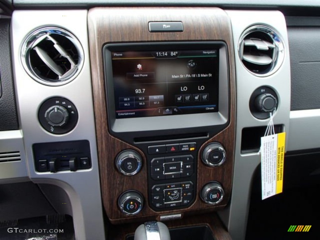 2013 Ford F150 Lariat SuperCab 4x4 Controls Photo #81631026