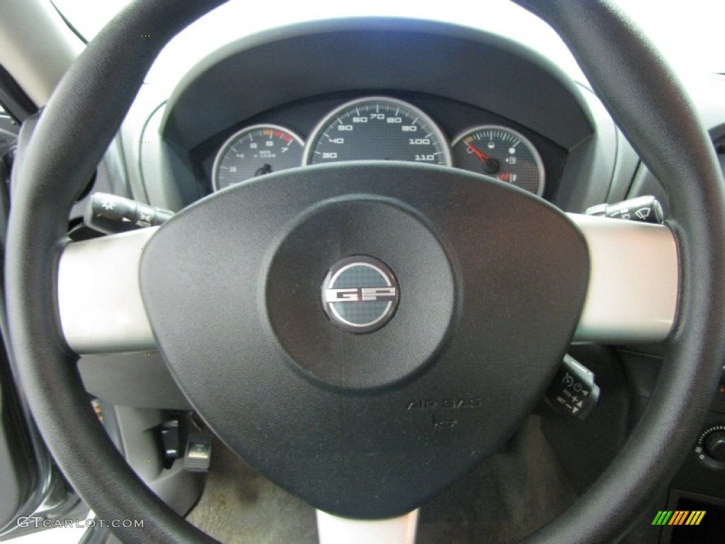 2004 Pontiac Grand Prix GT Sedan Dark Pewter Steering Wheel Photo #81632100