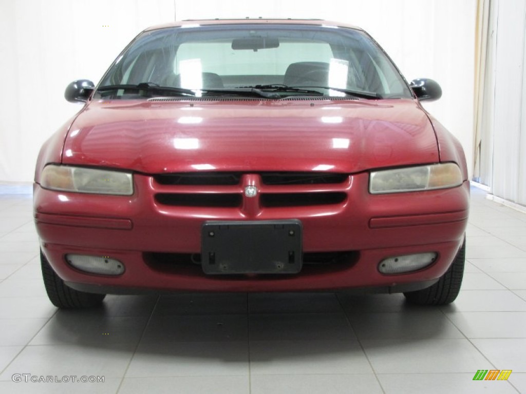 1998 Stratus ES - Candy Apple Red Metallic / Silverfern photo #2