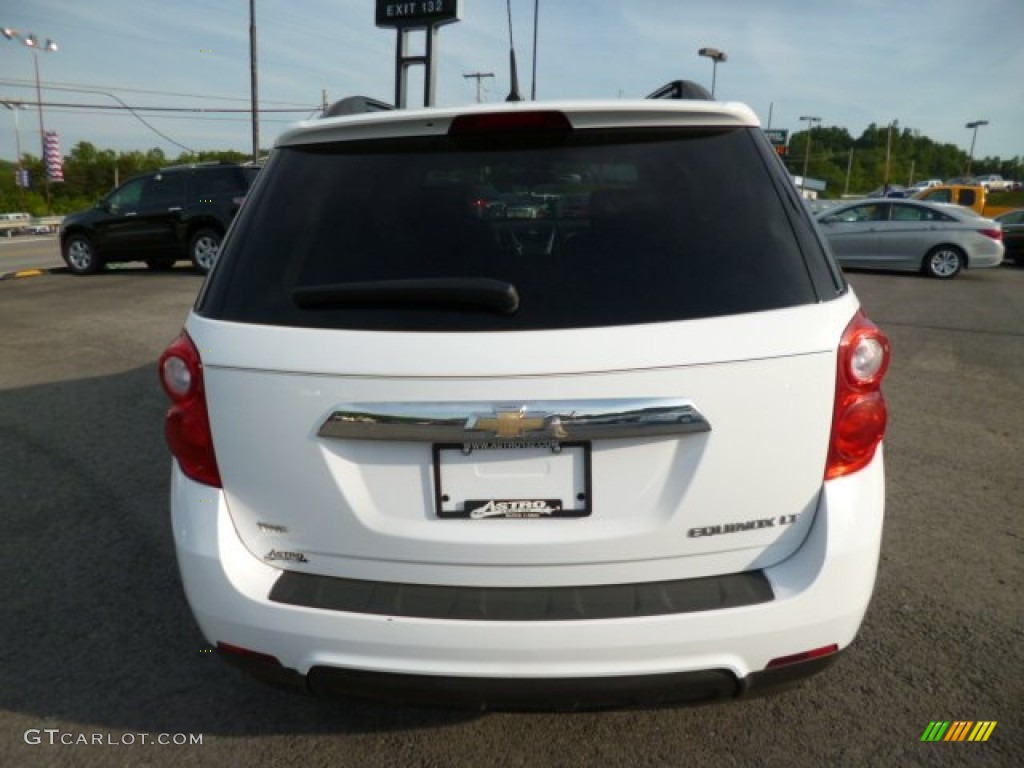 2010 Equinox LT AWD - Summit White / Jet Black/Light Titanium photo #6