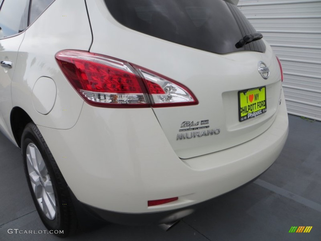 2011 Murano SL - Glacier White Pearl / Beige photo #20