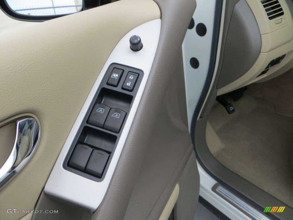 2011 Murano SL - Glacier White Pearl / Beige photo #32