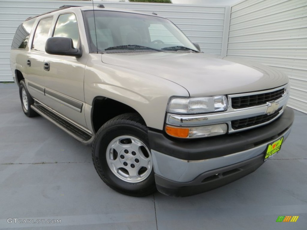 2005 Suburban 1500 LS - Sandstone Metallic / Tan/Neutral photo #1