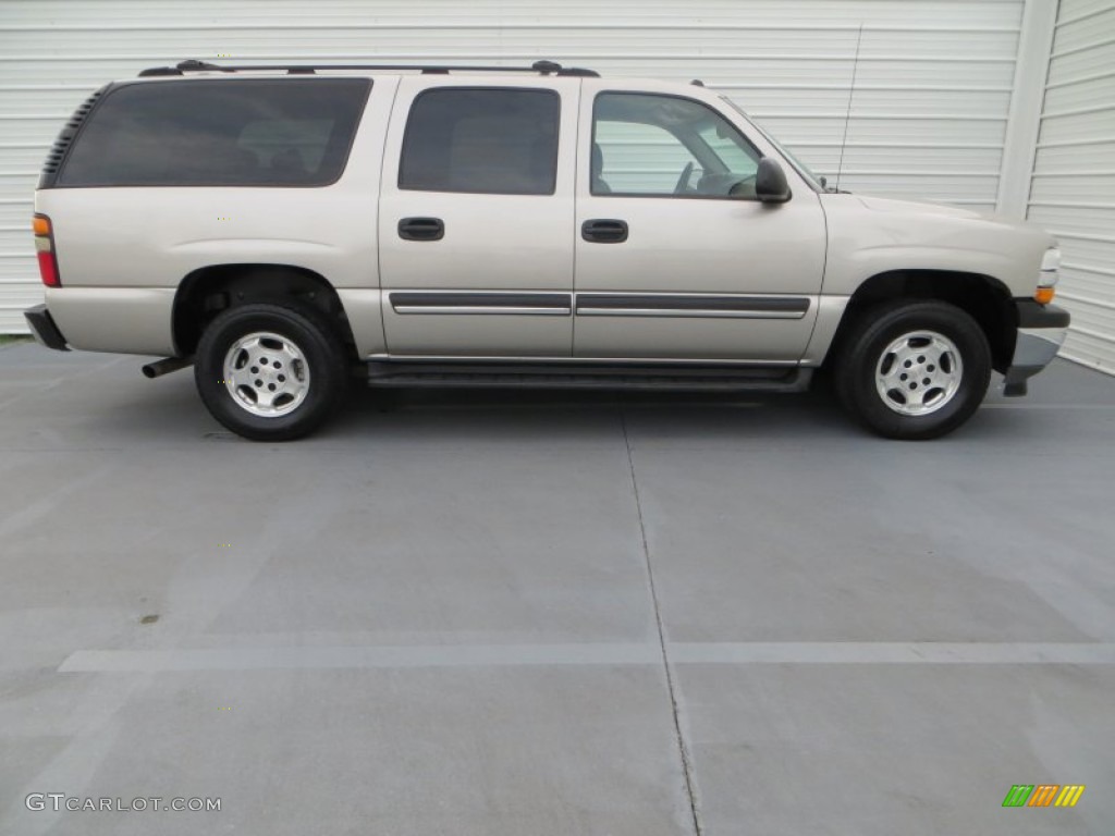 2005 Suburban 1500 LS - Sandstone Metallic / Tan/Neutral photo #3