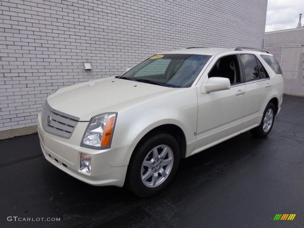 2008 SRX 4 V6 AWD - White Diamond Tricoat / Ebony/Ebony photo #1