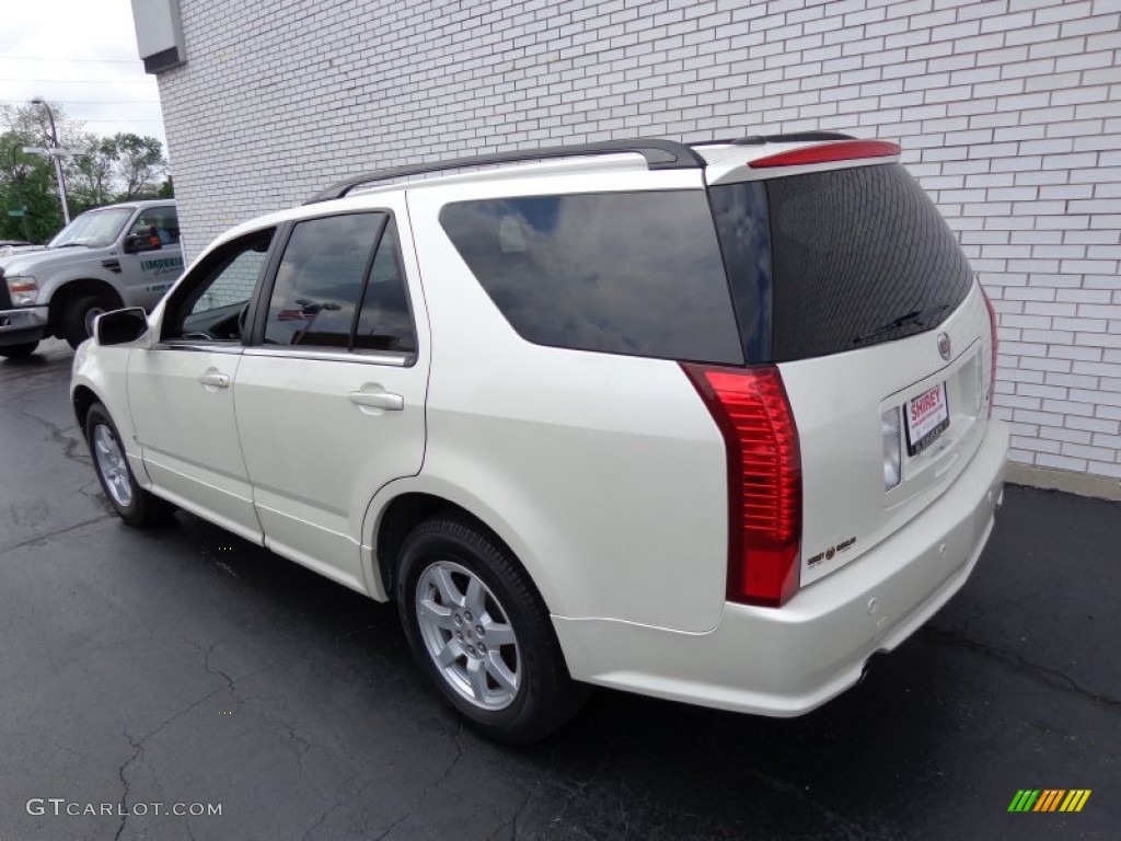 2008 SRX 4 V6 AWD - White Diamond Tricoat / Ebony/Ebony photo #6