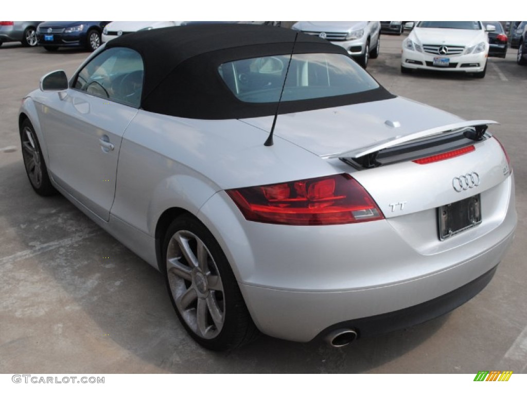 2008 TT 3.2 quattro Roadster - Light Silver Metallic / Madras Brown photo #10