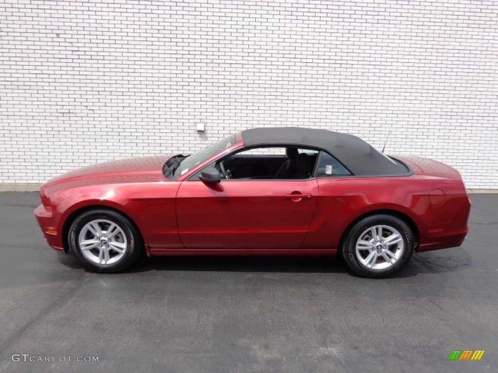 2014 Mustang V6 Convertible - Ruby Red / Charcoal Black photo #19