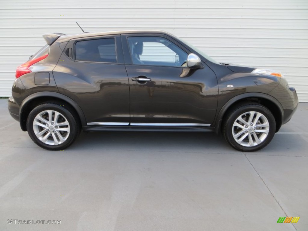 2011 Juke SL AWD - Metallic Bronze / Black/Red w/Silver Trim photo #3