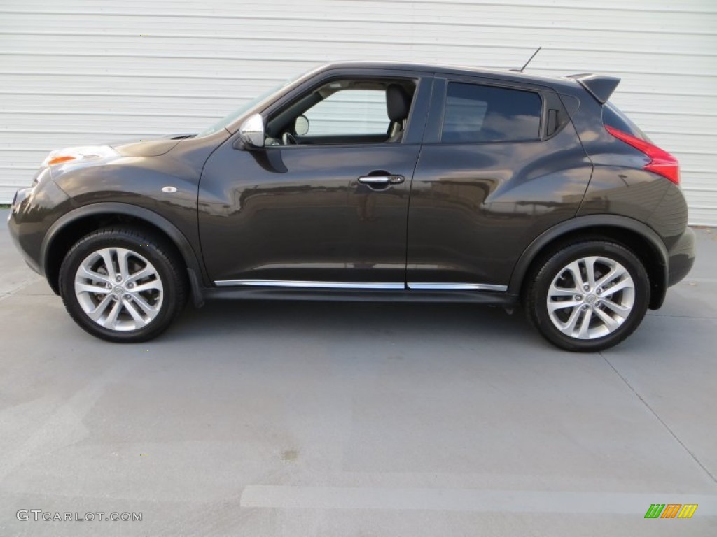 2011 Juke SL AWD - Metallic Bronze / Black/Red w/Silver Trim photo #6