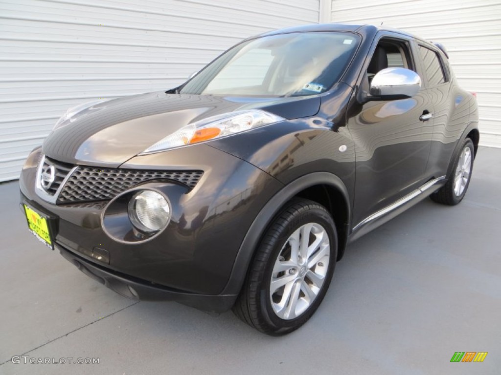 2011 Juke SL AWD - Metallic Bronze / Black/Red w/Silver Trim photo #7