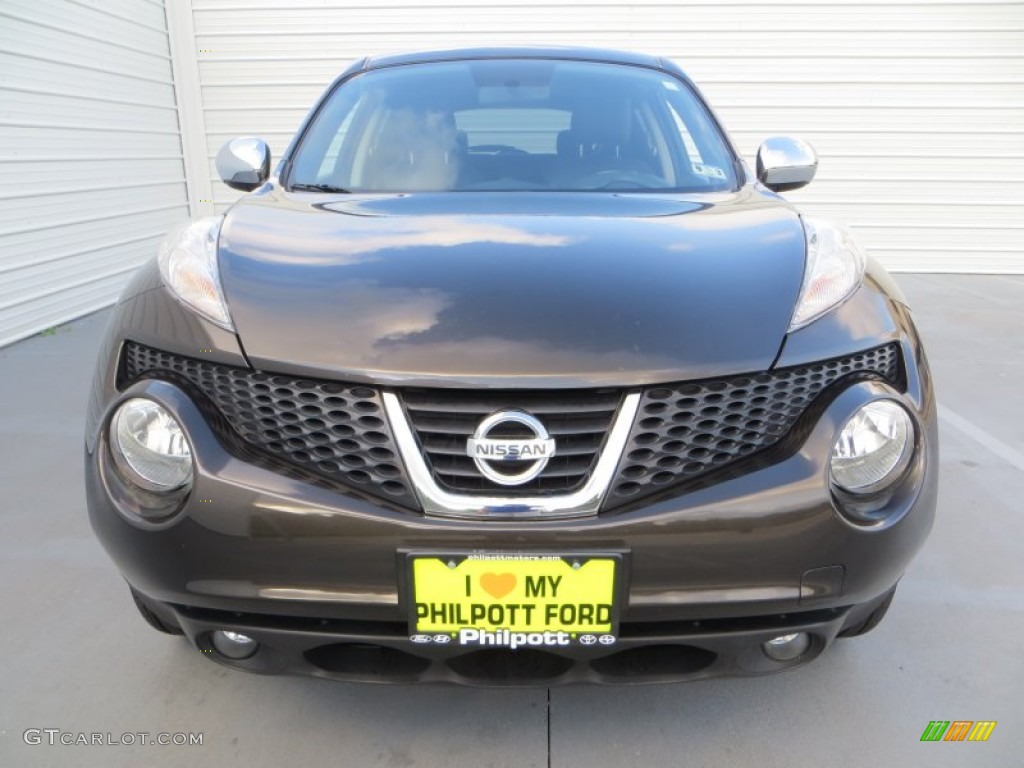2011 Juke SL AWD - Metallic Bronze / Black/Red w/Silver Trim photo #8