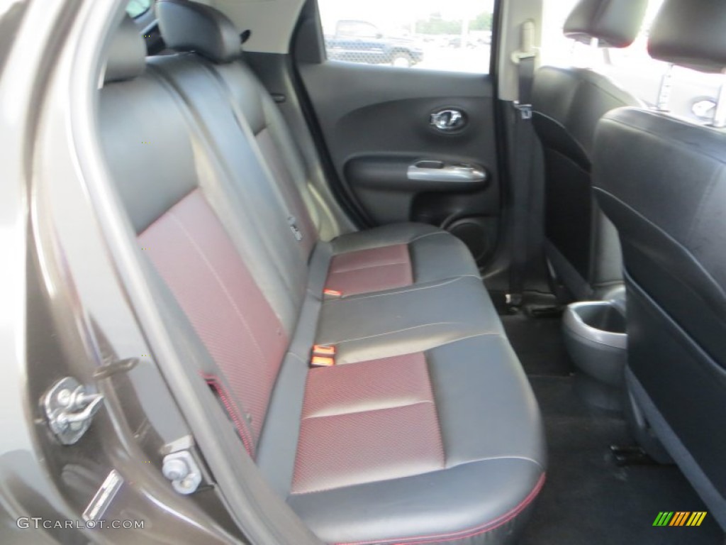 2011 Juke SL AWD - Metallic Bronze / Black/Red w/Silver Trim photo #28