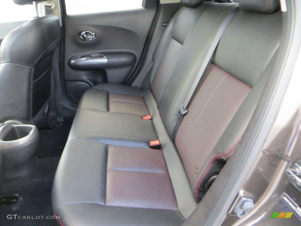 2011 Juke SL AWD - Metallic Bronze / Black/Red w/Silver Trim photo #31