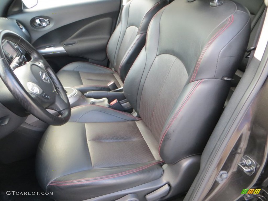 2011 Juke SL AWD - Metallic Bronze / Black/Red w/Silver Trim photo #34