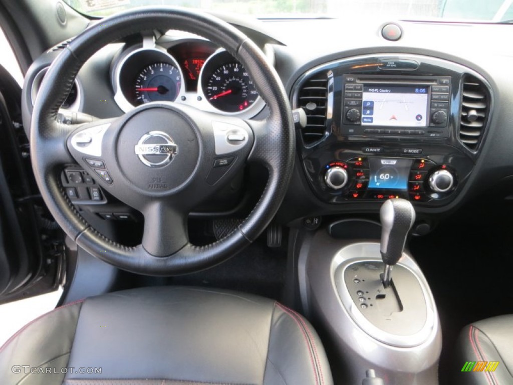 2011 Juke SL AWD - Metallic Bronze / Black/Red w/Silver Trim photo #37