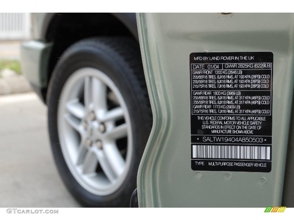 2004 Discovery SE7 - Vienna Green / Tundra Grey photo #109