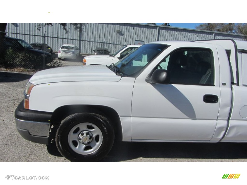 2003 Silverado 1500 Regular Cab - Summit White / Dark Charcoal photo #10