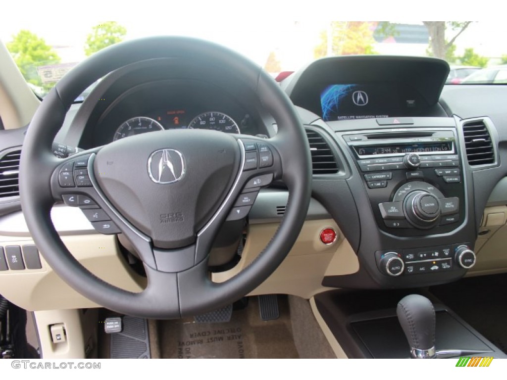 2014 Acura RDX Technology AWD Parchment Dashboard Photo #81639615