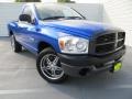 2008 Electric Blue Pearl Dodge Ram 1500 ST Regular Cab  photo #2